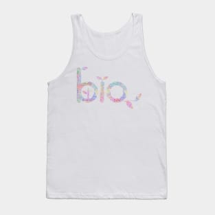 Bio Biodiversity Concept Silhouette Shape Text Word Cloud Tank Top